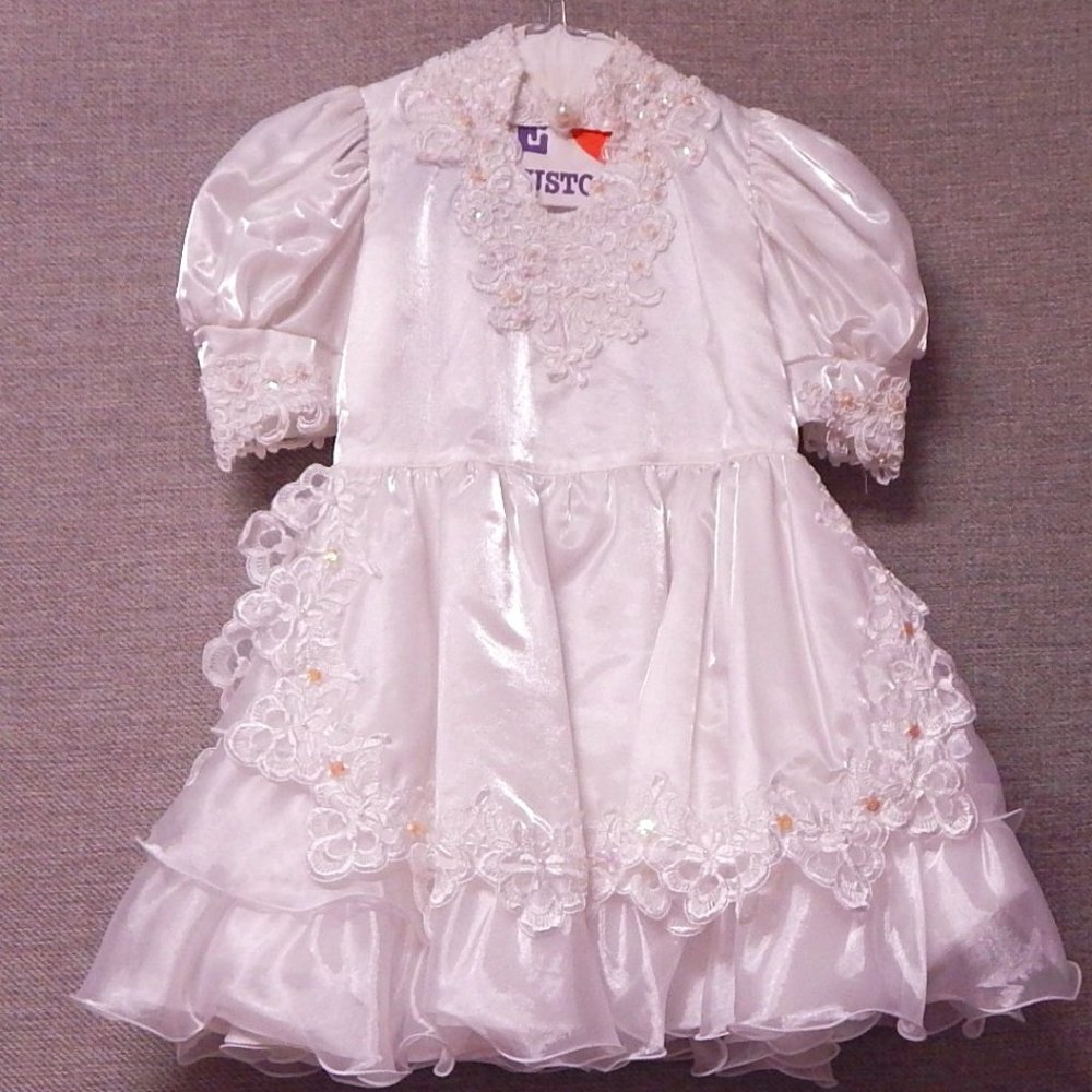 Little Girls KID COLLECTION Flower Girl Dress Specialty & Occasion White Dress